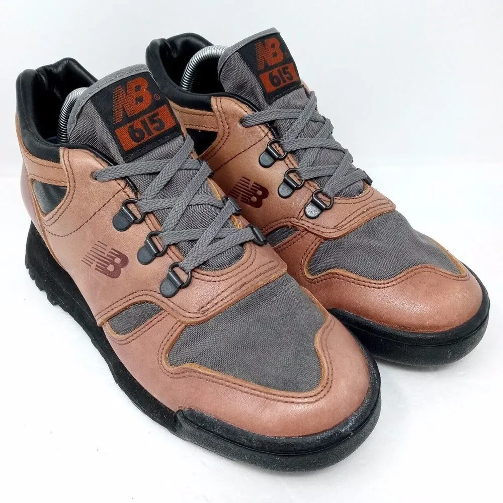 *READ* New Balance 615 Made in USA Leather Hiking Boots - Mens 6 / Womens 7.5